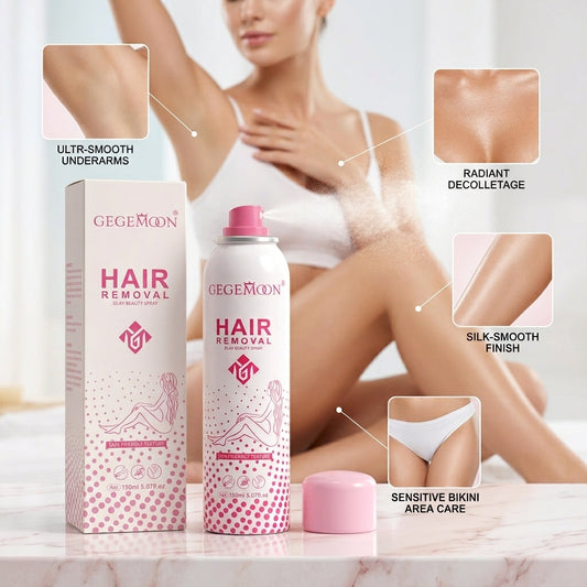 GEGEMOON Painless Hair Removal Spray Fast Acting Gentle Depilatory for Body Legs