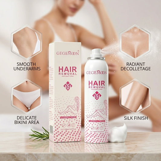 GEGEMOON Painless Hair Removal Spray Fast Acting Gentle Depilatory for Body Legs