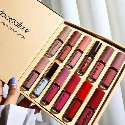 MOCALLURE Matte Lip Gloss set of 12