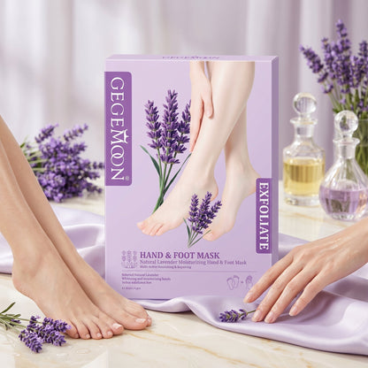GEGEMOON Hand & Foot Mask Set Deep Moisturizing Softening Exfoliating Treatment
