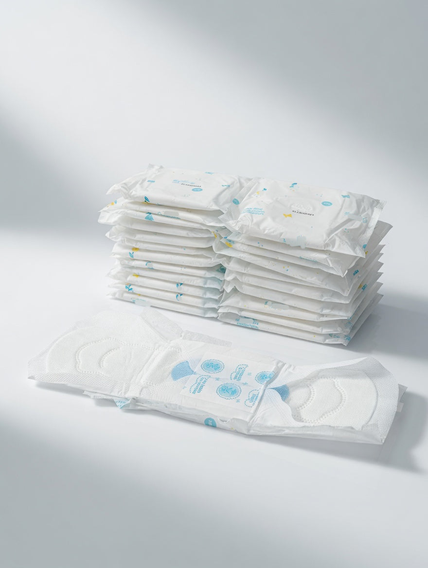 Ultra Thin High Flow Sanitary Pads high quality Branded pads in loose packing Long & extra long size  kg pads economy saving pack