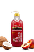Yardlie Professional Peach and Coconut Scrub Body Wash 1000ml Online in Pakistan